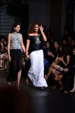 Model walk the ramp for Social Butterfly at Lakme Fashion Week Winter Festive 2014 Day 2 on 20th Aug 2014